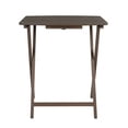 thumbnail image 4 of Mainstays Modern XL Oversized Folding Tray Table, Espresso, 4 of 9