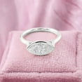thumbnail image 5 of solitaire jewels 1.5CT East West Bezel Set Marquis Moissanite Engagement Ring For Women, 18K White Gold, 5 of 9
