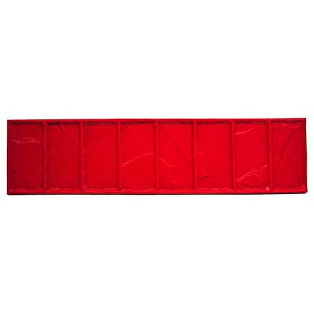 BonWay 12-620 8-1/2-Inch by 34-Inch Cut Stone Border Urethane Texture Mat for Decorative Concrete