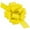 Yellow, variant on PMU Pull String Bows - Gift Bows for Wedding, Birthdays & Anniversaries - Ribbon Bows for Flowers & Basket Decoration - Large Bow for Gift Wrapping - 5 Inch 20 Loops Yellow- (3/pkg) Pkg/1