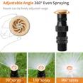 thumbnail image 5 of PURELY- 360° Rotating Lawn Sprinkler Automatic Irrigation System Large Area Garden Usa, 5 of 6