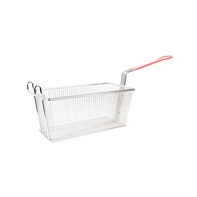 Canastilla Freidora Rectangular 32 X 16 Cm Acero Inoxidable Vencort