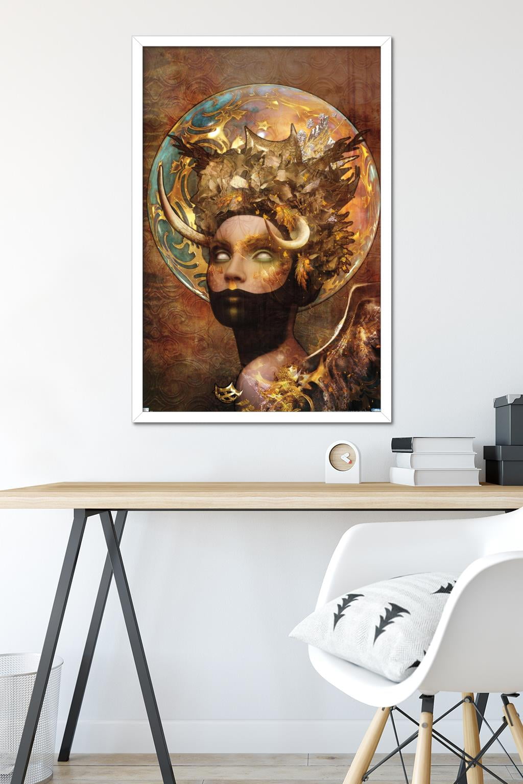 Jena DellaGrottaglia: Cosmic Zodiac - Taurus Wall Poster, 22.375" x 34" Framed