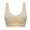 Khaki, variant on XFLWAM Workout Bra for Women Seamless Sports Bra Breathable Medium Support Running Yoga Workout Bras Stretchy Bralette