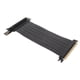 thumbnail image 3 of Cable elevador PCIE 3.0 X16 Cable extensor flexible de alta velocidad de 90 grados Puerto de extensión de tarjeta Cable de extensión de tarjeta gráfica Negro 30 cm / 11,8 pulgadas, 3 of 5