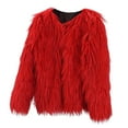 thumbnail image 1 of Veste pour Femmes Col Montant Long Trench-Coat Élégant Imitation Manteau d'Hiver Mode, 1 of 3