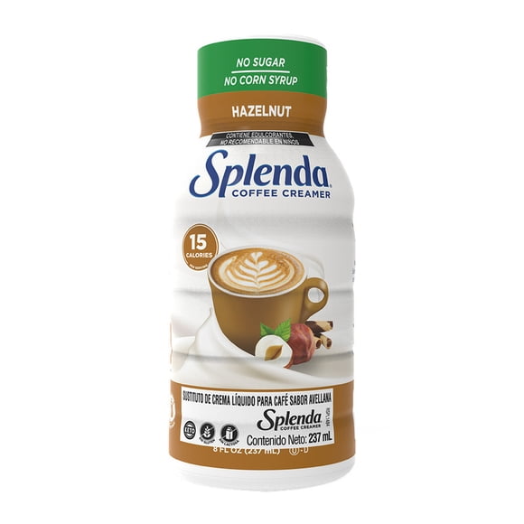 Cremador para café Splenda sabor avellana 237 ml