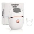 thumbnail image 1 of SmoothGlide Rechargeable Electric Foot File, Professional Pedicure Tool for Callus Removal, Exfoliates Dry & Dead Skin, Ergonomic Design, USB Fast Charging for Men & Women, 1 of 8