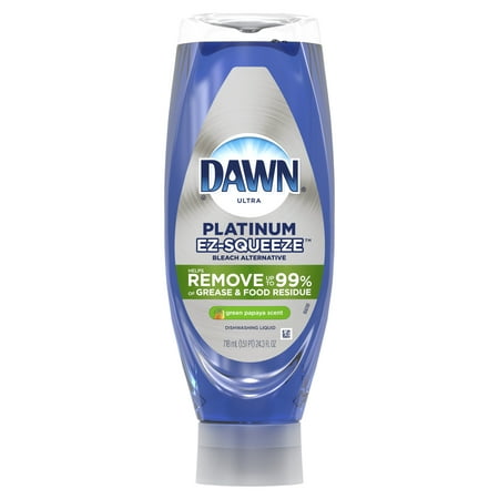 Dawn EZ-Squeeze Platinum Liquid Dish Soap, Green Papaya, 24.30 fl oz
