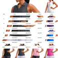 thumbnail image 3 of BODOAO Golf Polo Shirts for Women Sleeveless Summer Sports Athletic Workwear Quick Dry Lightweight Collared Tank Tops for Tennis Workout Golf Casual Daily Wear and Travel Pink 3XL, 3 of 9