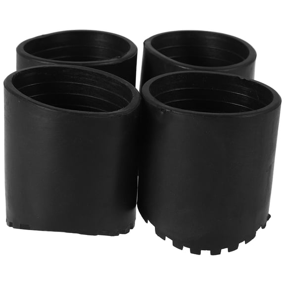 Hemoton 4-Pack Ladder Foot Covers for Telescopic Ladders, Anti- Rubber Pads, Replacement Stabilizer Cushions for Ladder Safety