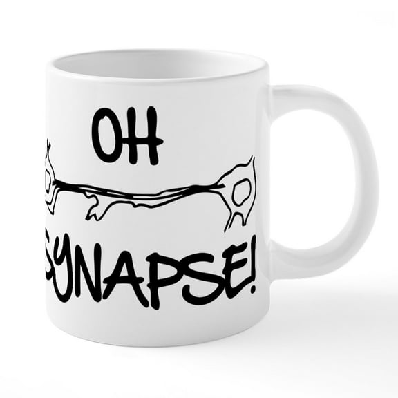 CafePress - Oh Synapse - 20 Oz White Ceramic Mega Mug