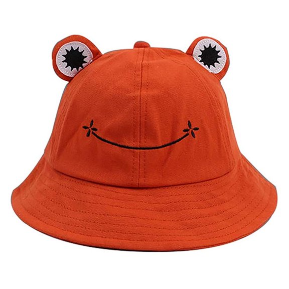 Unisex Bucket Hat Funny 3D Animal Embroidered Retro Corduroy Mesh Summer Beach Cap for Women Men Festival Fishing Golf Outdoors