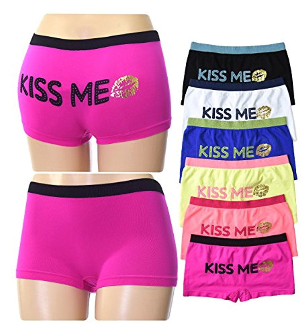 GILBIN'S Women Seamless Stretch Boy Shorts Panties Various Styles (Pack