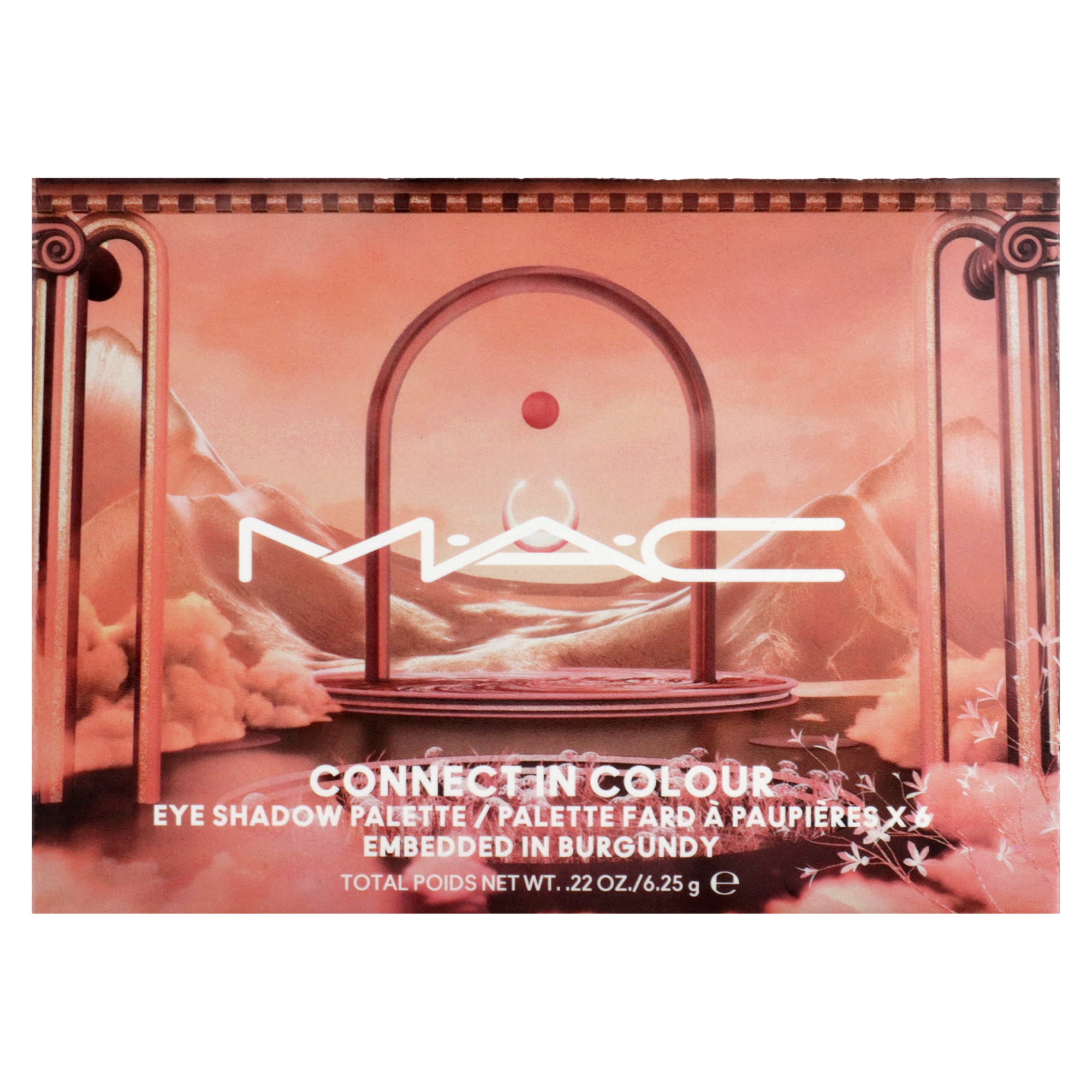 MAC Connect In Colour Eye Shadow Palette - Embedded in Burgundy , 0.22 oz Eye Shadow
