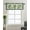 Green Beige, variant on Happy Valentine''s Day Window Valance for Kitchen,Love Tree Valances Curtain Window Topper,Red Plaid Heart Rod Pocket Curtains,Romantic Rose Short Curtain for Bedroom Bathroom Living Room 54x18in