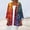 Multicolor, variant on Sakmal Coats for Women Plus Size Lightweight Casual Long Sleeve Sleeve Colorblock Loose Fit Flowy Cardigan Womens Jackets Plus Size