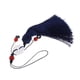 thumbnail image 1 of Marcapáginas para tarjetas de artesanía con borlas sedosas de imitación, 20 cm de longitud Azul, 1 of 9
