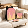 thumbnail image 4 of JCCXIN Ice-Cream Graphic School Backpack Set For Teen Boys Girls Primary Middle High School College Backpacks With Pencil Case Crossbody Bag 3 PC Sets Cute Lightweight Large Capacity Funny Bags,Pink, 4 of 4