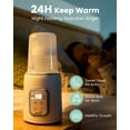 thumbnail image 3 of Grownsy Baby Bottle Warmer 8-in-1 with Timer ,Temperature Control,Defrost, Sterilizer, Heat Baby Food Jars Function, 3 of 8