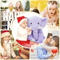 thumbnail image 4 of MorisMos 20'' Purple Elephant Stuffed Animal Soft Stuffed Animal Elephant Plush Toy, 4 of 5