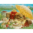 thumbnail image 3 of Kruskamp, Janet 24x19 Black Modern Framed Museum Art Print Titled - A Beary Nice Picnic, 3 of 5