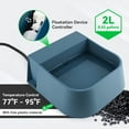 thumbnail image 4 of NAMSAN Pet Heated Water Bowl with Float Valve Auto-Fill Thermal-Bowl for Dogs, Cats, Chicken, 4 of 6