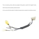 thumbnail image 5 of Speravity Modificación de modificación de cableado, piezas de adaptador de Cable de vídeo de cámara de marcha atrás, pieza de reparación Vídeo del coche, 5 of 6