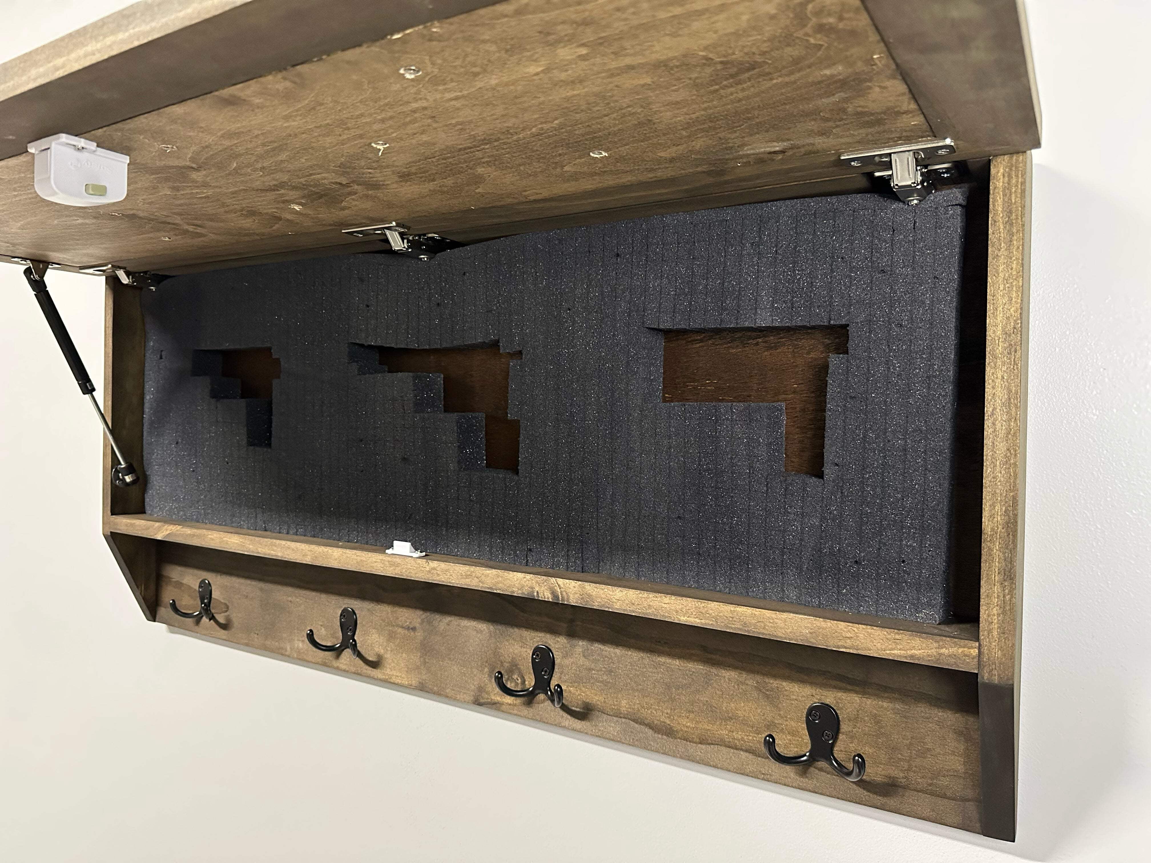 Coat Rack Hidden Gun Storage - Welcome by Bellewood Designs