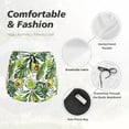thumbnail image 5 of Disketp Watercolor Green Tropical Print Women's Shorts Workout Shorts for Athletic Gym Running Shorts with Phone Pockets X-Large, 5 of 8