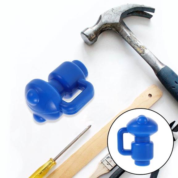 GAXIRE 5Pcs Dark Blue Trampoline Tube Caps Water Resistant Polypropylene for Pole Covers