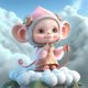 thumbnail image 1 of Diamond Painting Monkey 5D DIY Full Round Drill Kit Arte Decoración del hogar (NH2814) Hugtrwg Para estrenar, 1 of 9