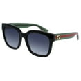 thumbnail image 6 of GG0034S-002 Black/Green 54mm Gucci GG0034S Urban Rectangle Woman Sunglasses, 6 of 6