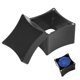 thumbnail image 4 of Punta de taco de billar de Metal Universal, mesa de puntas, caja de tiza de 3 secciones, accesorio negro, 4 of 8