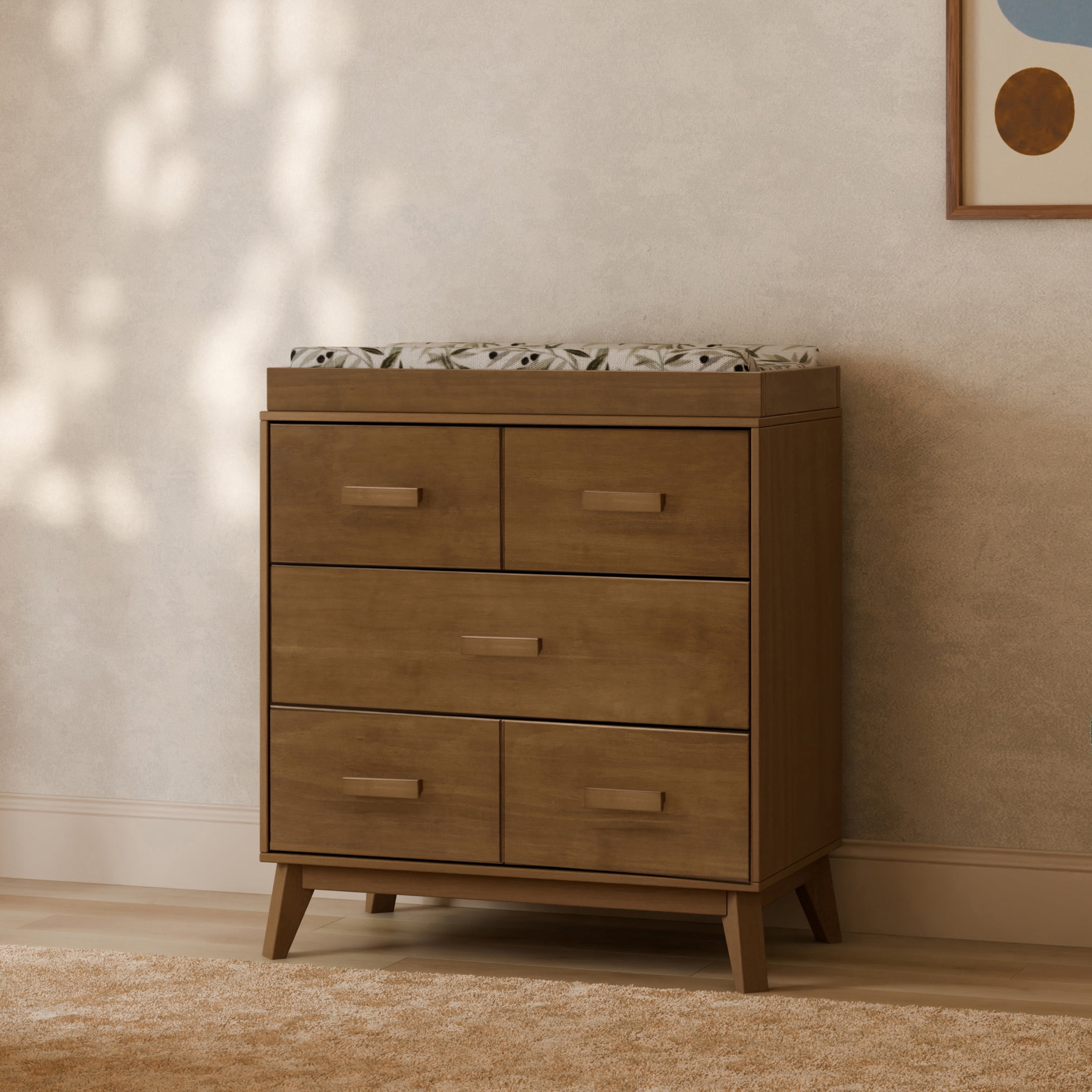 Babyletto Scoot 3-Drawer Compact Changer Dresser with Removable Changing Tray (34")
