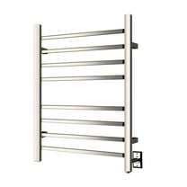 HEATGENE Towel Warmer, Heated Towel Warmer Rack, Wall-Mounted Hardwired/Plug-in Electric Towel Warmers for Bathroom, Hot Towel Rails - Brushed