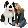 thumbnail image 4 of American Made Life Size Stuffed Saint Bernard 38 Inch Soft Big Plush Dog Whimsical Pooch, 4 of 6