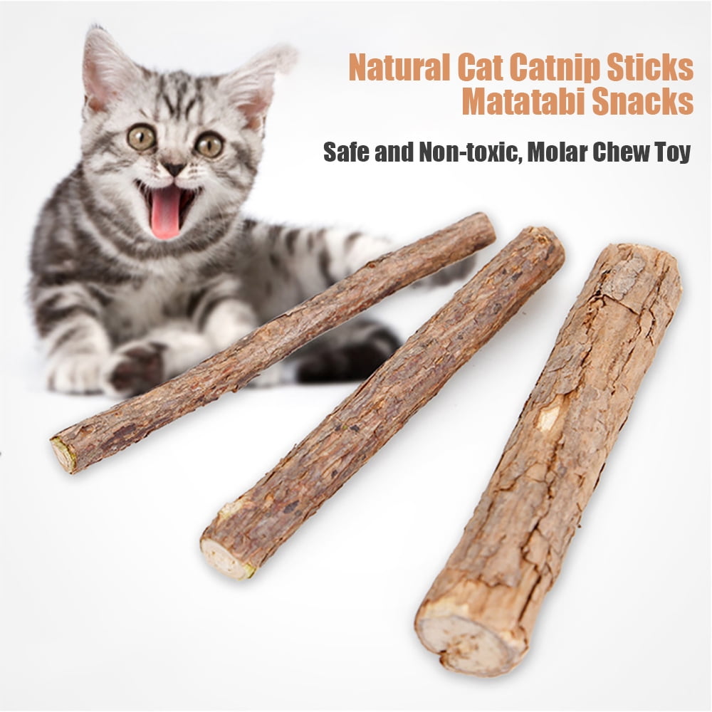 Juguete Masticable Catnip Palitos De Hierba Gatera Para Gatos OSDUE | 32 Unidades Naturales Para Masticar Y Limpiar Dientes Catnip Natural Limpieza Dental Aburrimiento