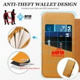 thumbnail image 3 of Case Compatible with iPhone 13 Pro (6.1 inch) 5G Wallet,Luxury Genuine Leather Durable Flip Cases,Slim +, 3 of 5