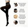 thumbnail image 3 of Magic Fleece Lined Leggings for Women – High Waist Compression Band, One Seam Design, Thermal Winter Leggings, Opaque & Warm, Plus Size XS-3XL, Skin Tone Shades, 3 of 6
