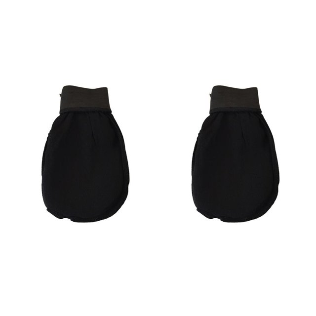Yuarrent Guante exfoliante de baño marroquí, guante exfoliante corporal para masaje Facial, guante exfoliante, suministros de de ducha negro 2piezas