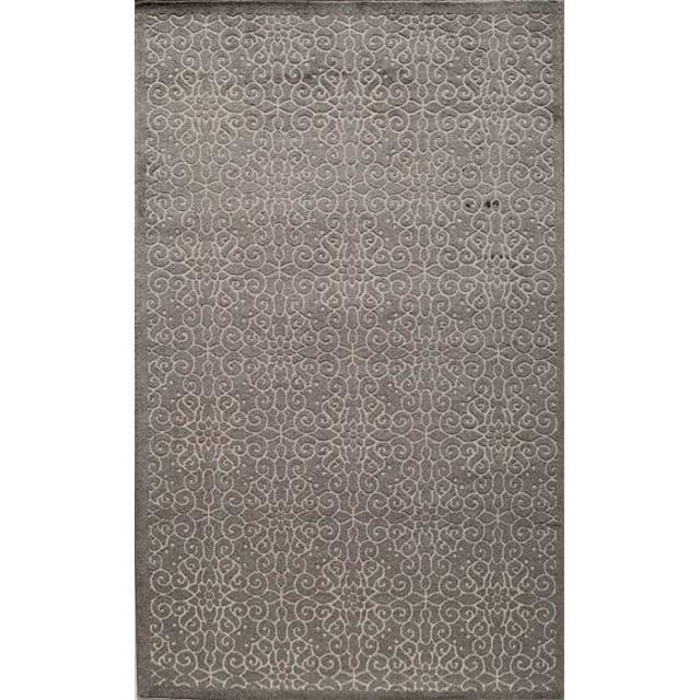 Rugs America 25954 Riviera Gray Rectangle Oriental Rug, 2 ft. 7 in. x 4 ft. 11 in.