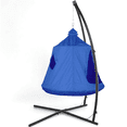 thumbnail image 3 of TLSUNNY X-Shaped Hammock Stand Set with Swing Chair & Canopy, Portable for Garden/Balcony/Bedroom, 3 of 8