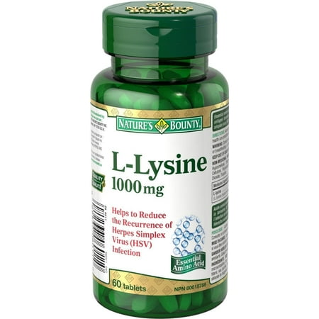 UPC 784922376688 product image for Nature's Bounty L-Lysine -- 1000 mg - 60 Tablets | upcitemdb.com