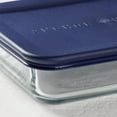 thumbnail image 3 of Glass Food Storage Containers Set W/ Lids Microwave Freezer Dishwasher Safe 2Pcs, 3 of 6