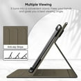 thumbnail image 5 of Fintie Universal Stand Cover for 9" 10" 10.1" - [Hands Free] Multi-Angle Viewing Case with Pocket for 9-10.9 inch TCL, ECOPAD, COOPERS CP10, FEONAL K118, TECLAST Tablet, Black, 5 of 7