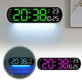 thumbnail image 2 of EDFBUYKRS Functional LED Display Clock Digital Wall Clock Large Digital Wall Clock Digital Clock Wall Wall Clock Digital Wall Digital Clock, 2 of 3
