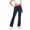 *Blue, variant on VBVC Women's Butt Lift Flared Leggings,Ladies Drawstring Ruched Yoga Pants,Stretchy Workout Bell-Bottom For Women,Blue,S-2XL