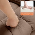 thumbnail image 3 of JMYMRY Recliner Chair, Rocker Recliner for Adults, Recliner Chair with Heat and Massage, Manual Recliner with Cup Holders for Living Room, Brown, 3 of 11