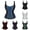 A-Blue86, variant on Womens Vintage Lace Satin Theme Corset Top U Spaghetti Strap Front Zip Slim Night Bustier Vest